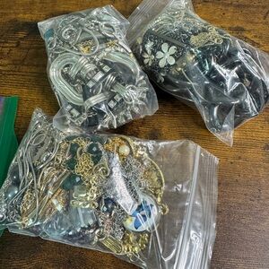 Craft Jewelry Bag Junk Lot over 2lbs
